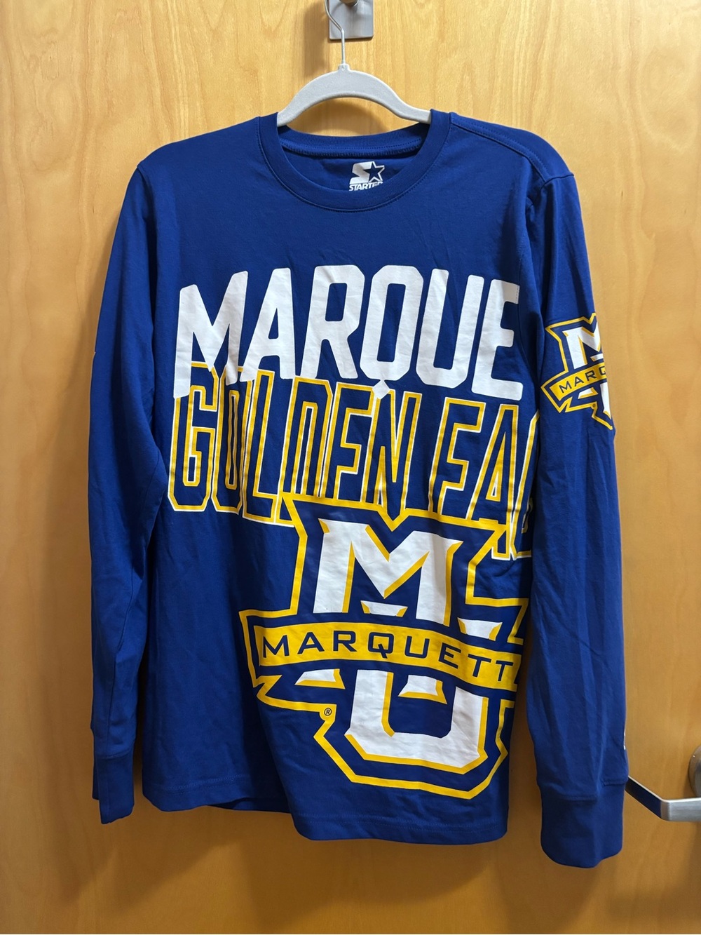 Marquette Golden Eagles Blue Long-Sleeve Tee